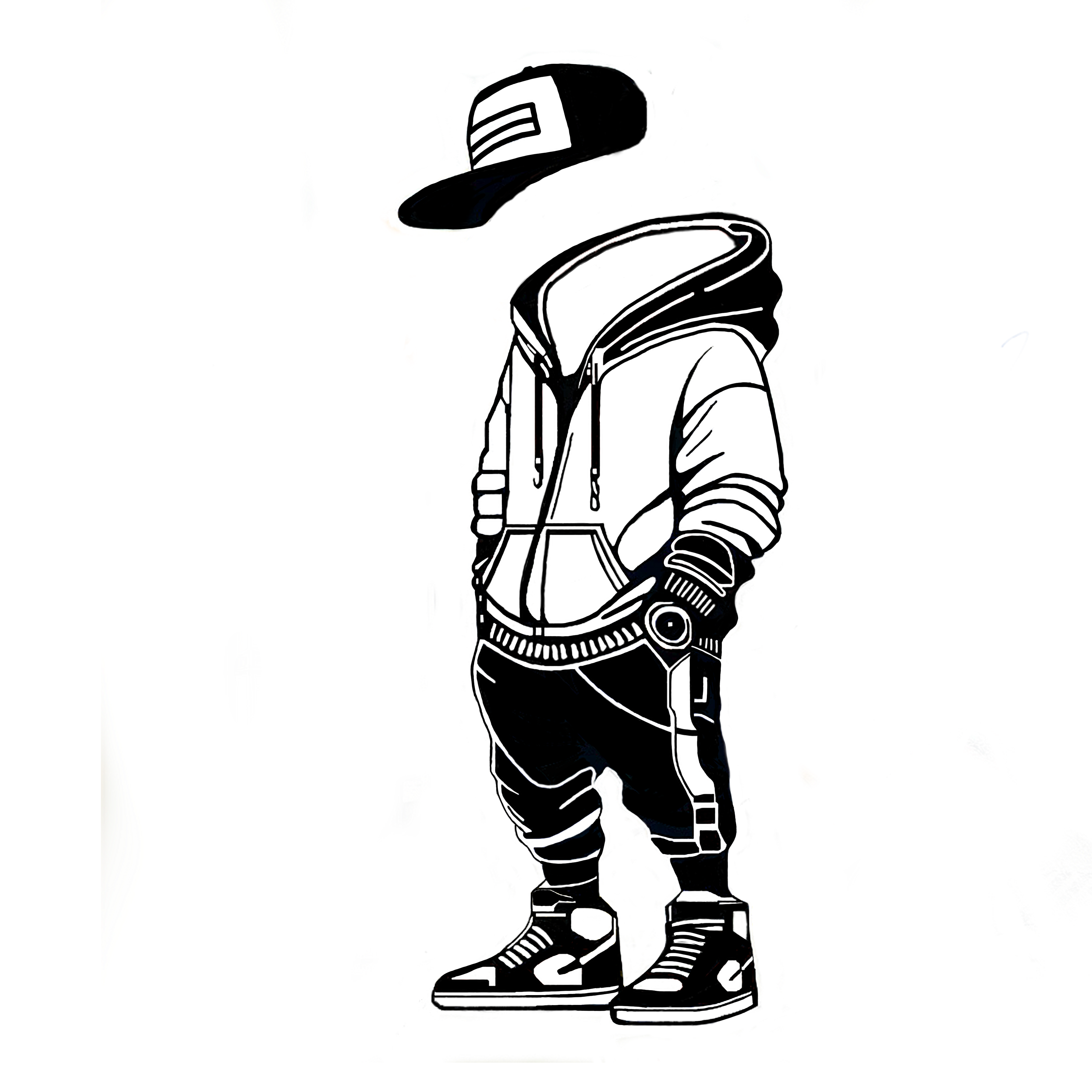 Stay Seemless BLACK AND WHITE J'S