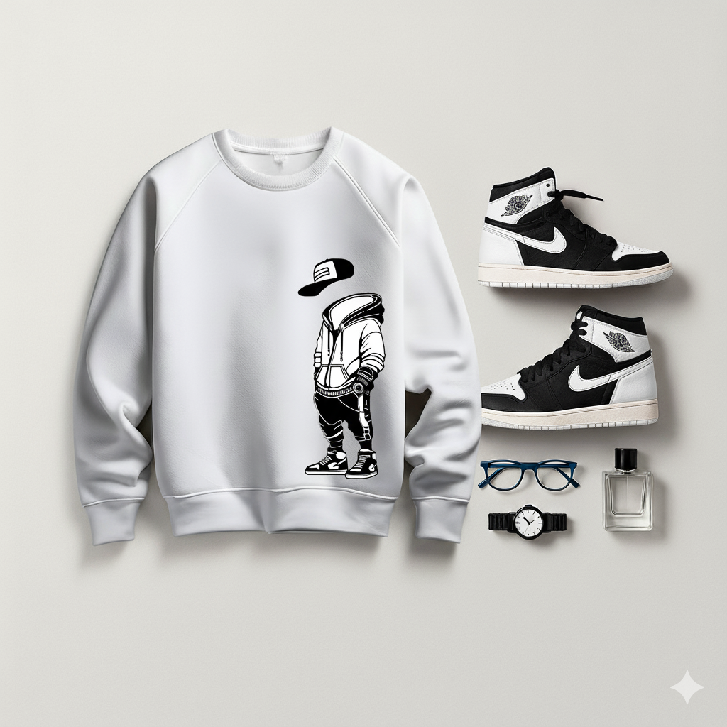 Stay Seemless BLACK AND WHITE J'S